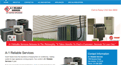 Desktop Screenshot of a1reliableservices.com